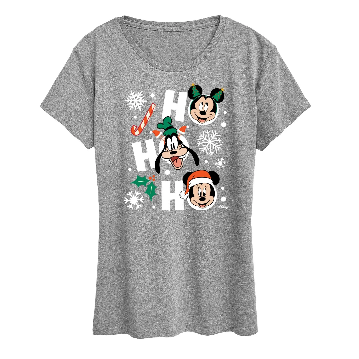 Disney - Ho Ho Ho Characters - Women's Short Sleeve Graphic T-Shirt sold by Zulily product image thumbnail 2