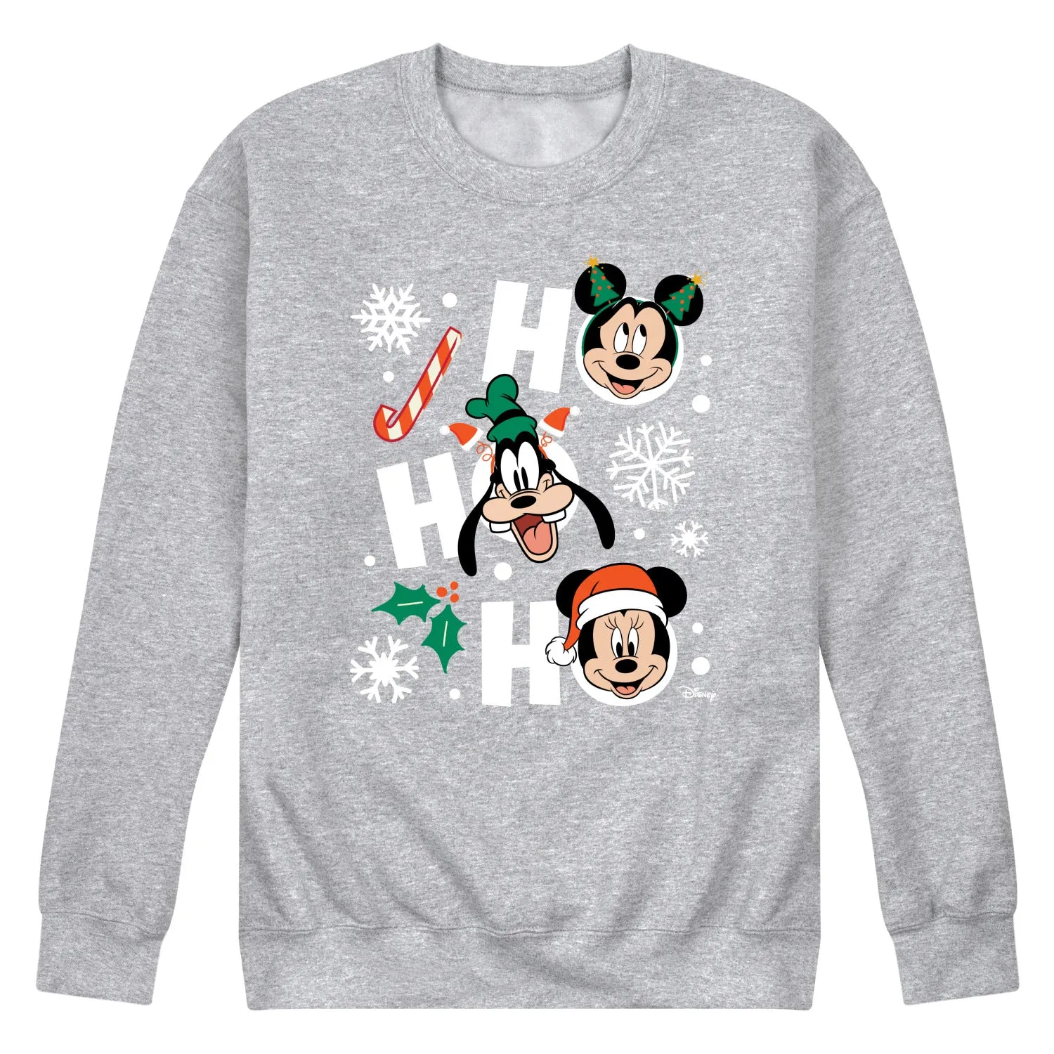 Disney - Mickey And Friends Ho Ho Ho - Men's Crew Fleece Sweatshirt Sweatshirt sold by Zulily