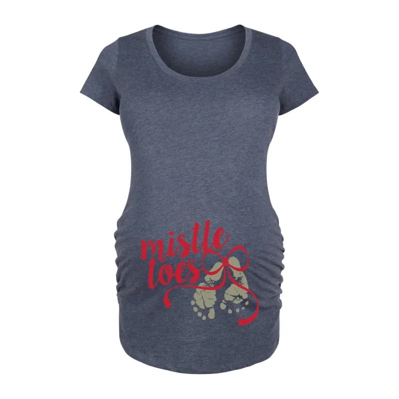 Bloom Maternity - Christmas Trendy Maternity Short Sleeve T-Shirts sold by Zulily