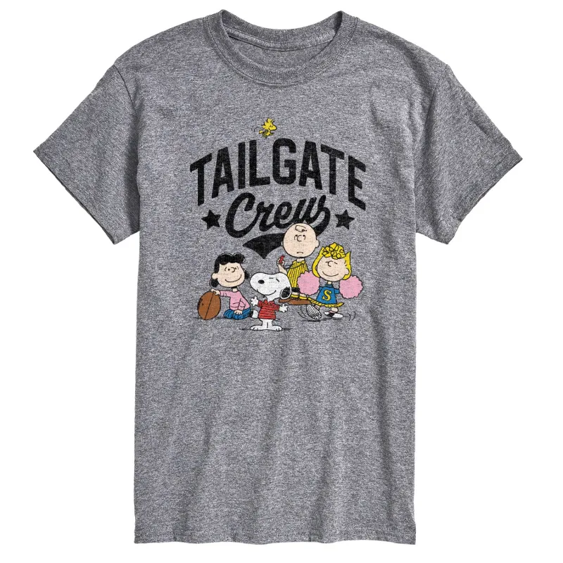 Peanuts - Tailgate Crew - Men's Short Sleeve Graphic T-shirt sold by Zulily