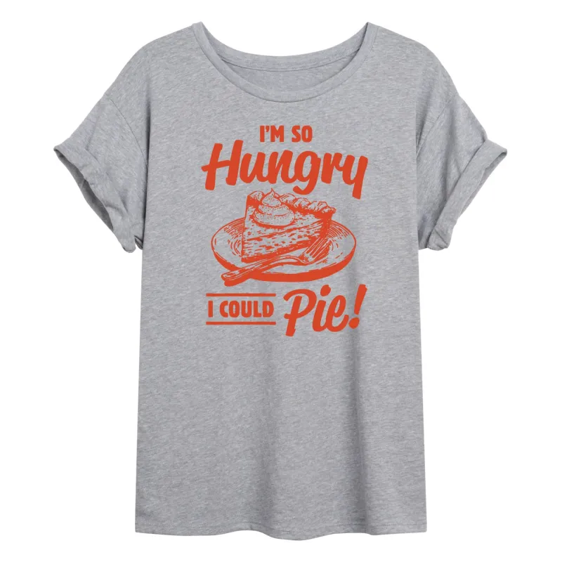 Instant Message - So Hungry I Could Pie - Womens Graphic T-shirt sold by Zulily