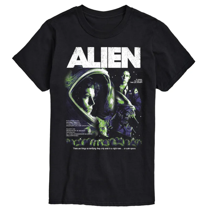 Alien - Collage - Men's Short Sleeve Graphic T-Shirt sold by Zulily