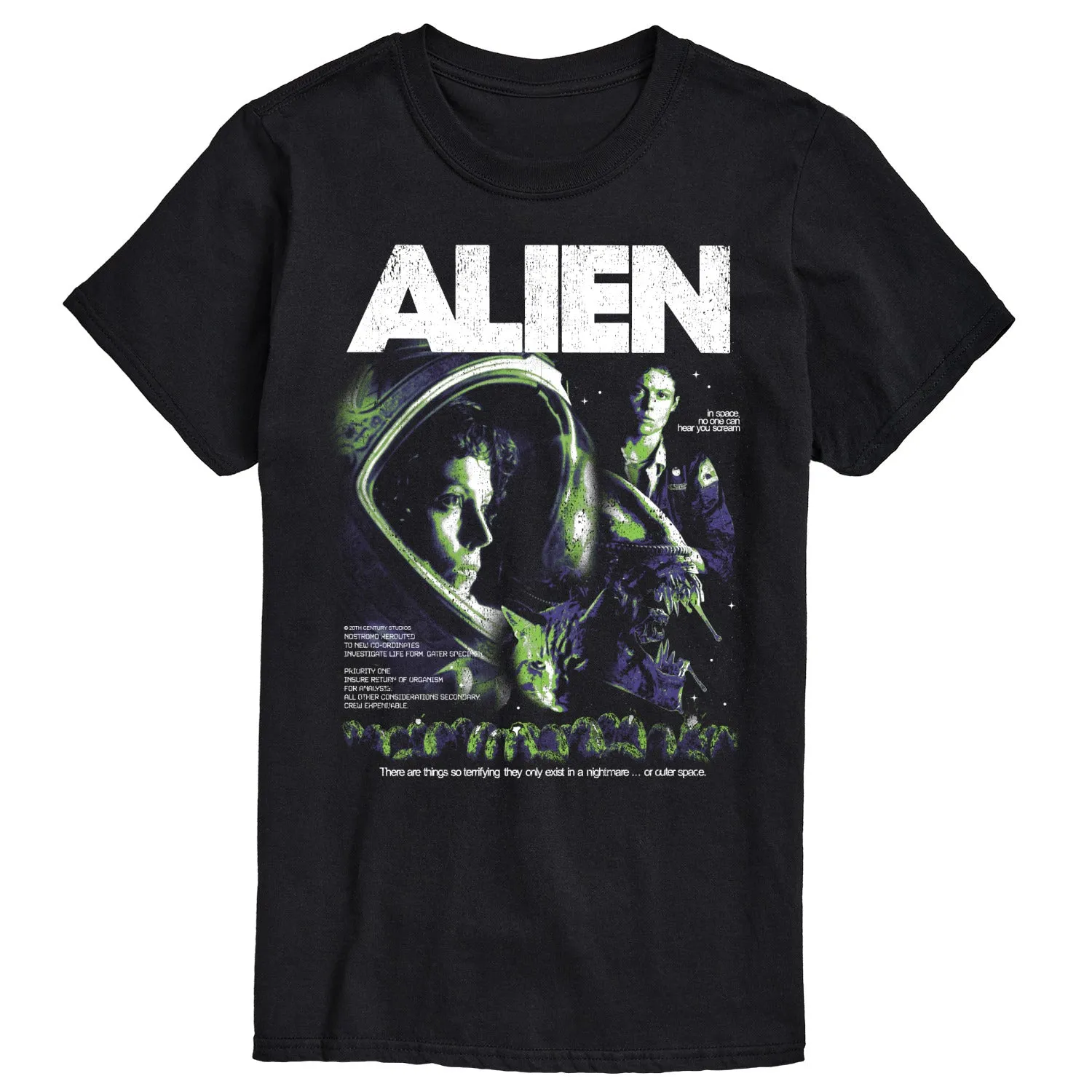 Alien - Collage - Men's Short Sleeve Graphic T-Shirt sold by Zulily