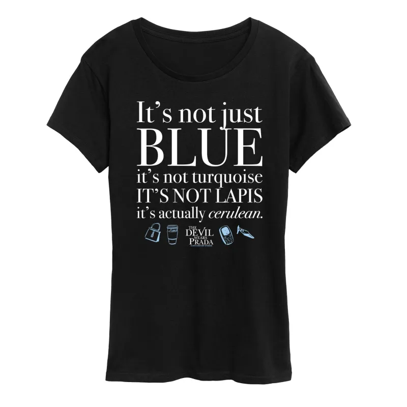 The Devil Wears Prada - Not Just Blue - Women's Short Sleeve Graphic T-shirt sold by Zulily