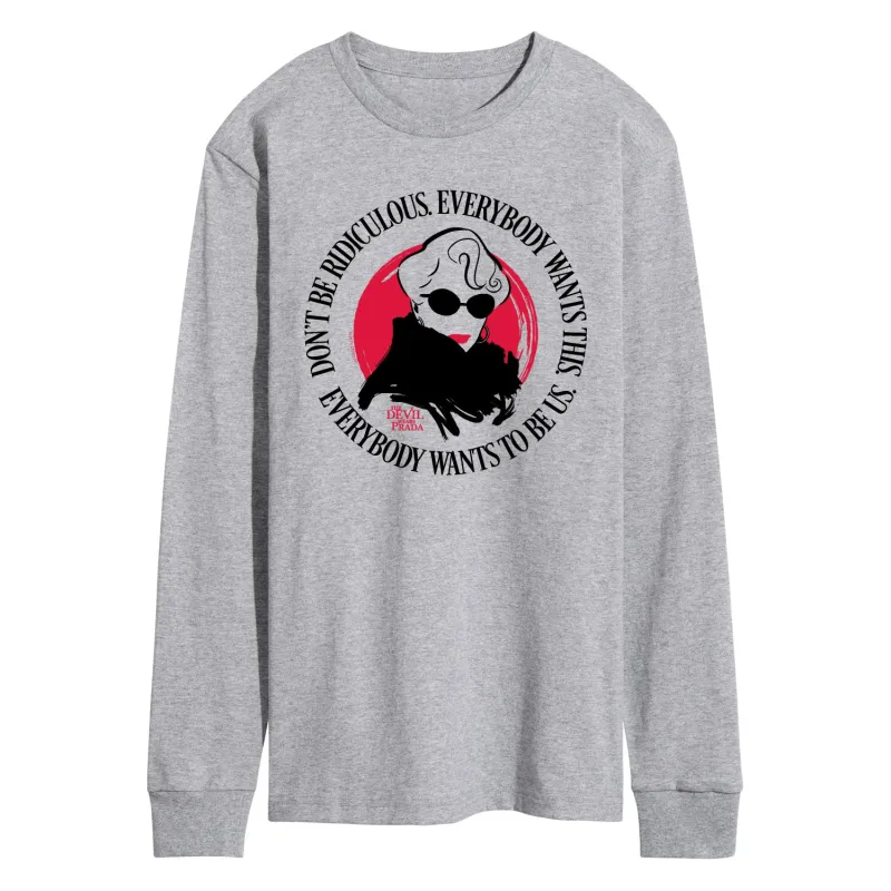 The Devil Wears Prada - Everybody Wants To Be Us - Men's Long Sleeve Graphic T-shirt sold by Zulily