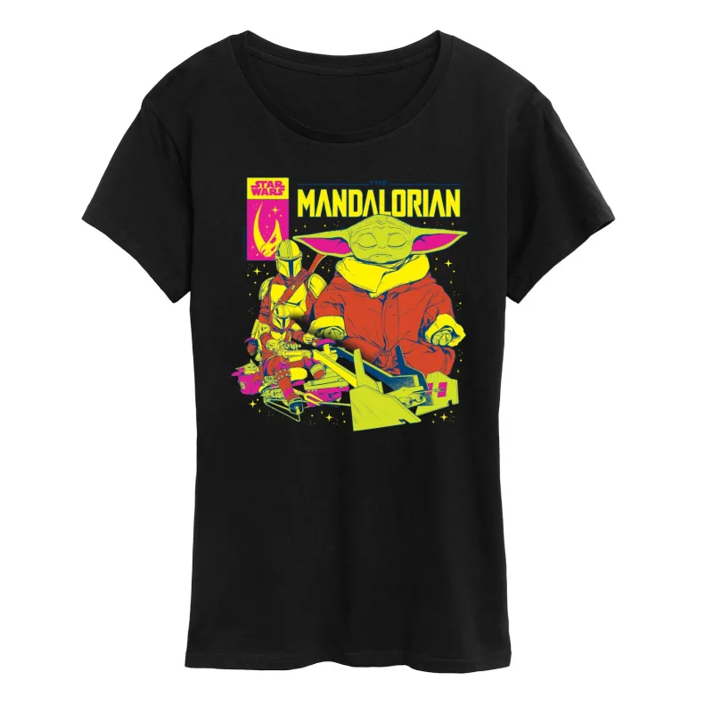 Star Wars - The Mandalorian Mando Cover  - Wo Men's Short Sleeve Graphic T-Shirt sold by Zulily
