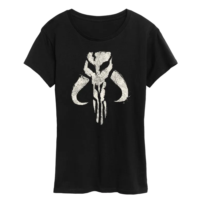 Star Wars - The Mandalorian Mando Icon  - Wo Men's Short Sleeve Graphic T-Shirt sold by Zulily