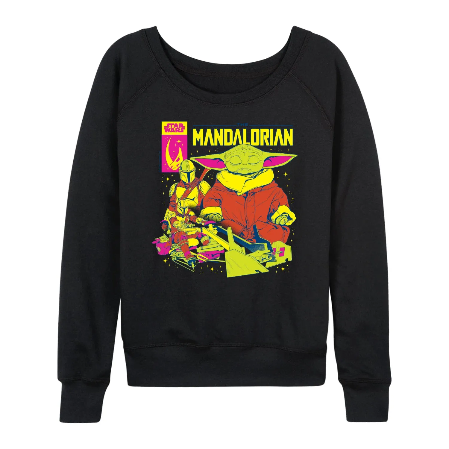 Star Wars - The Mandalorian Mando Cover - Wo Men's French Terry Long Sleeve Pullover sold by Zulily