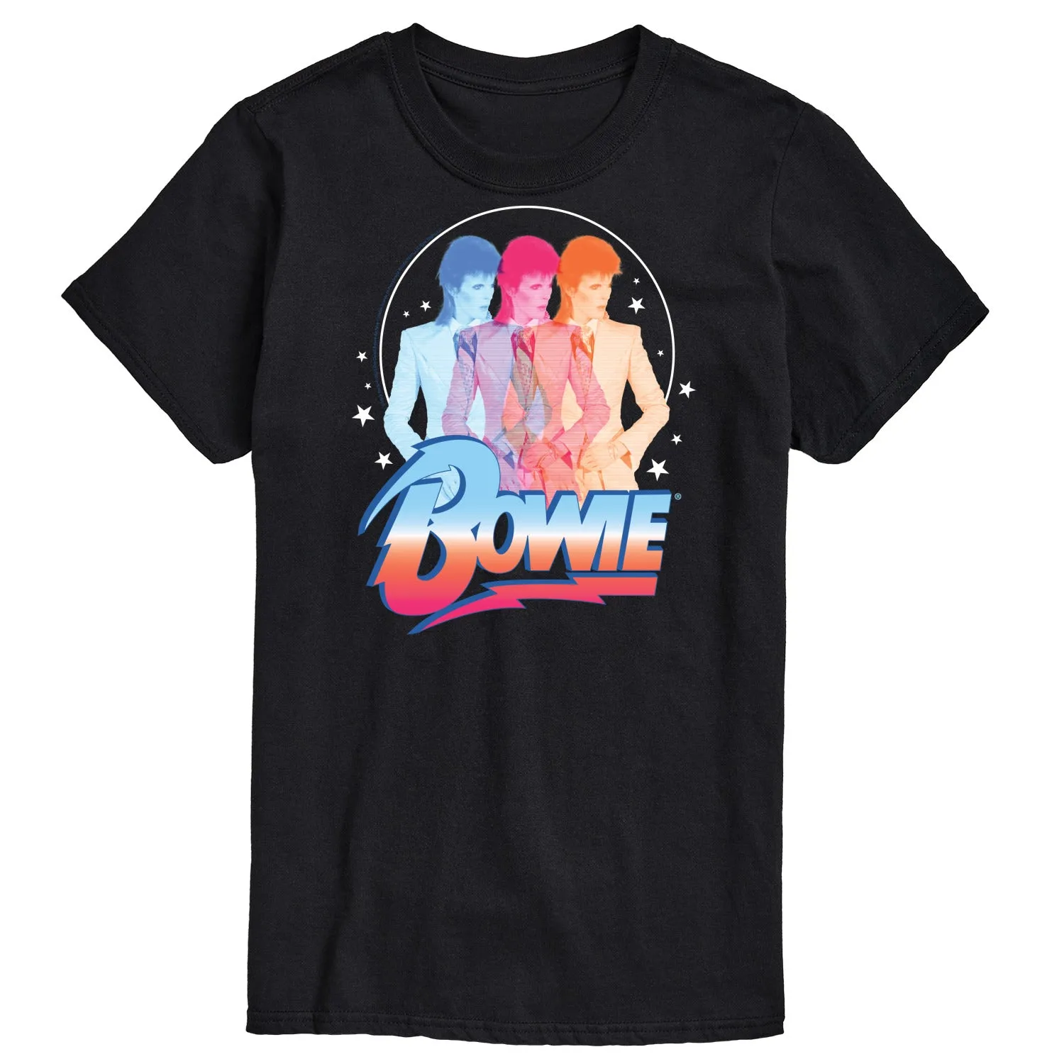 David Bowie - Bowie 3D - Men's Short Sleeve Graphic T-Shirt sold by Zulily product image thumbnail 2