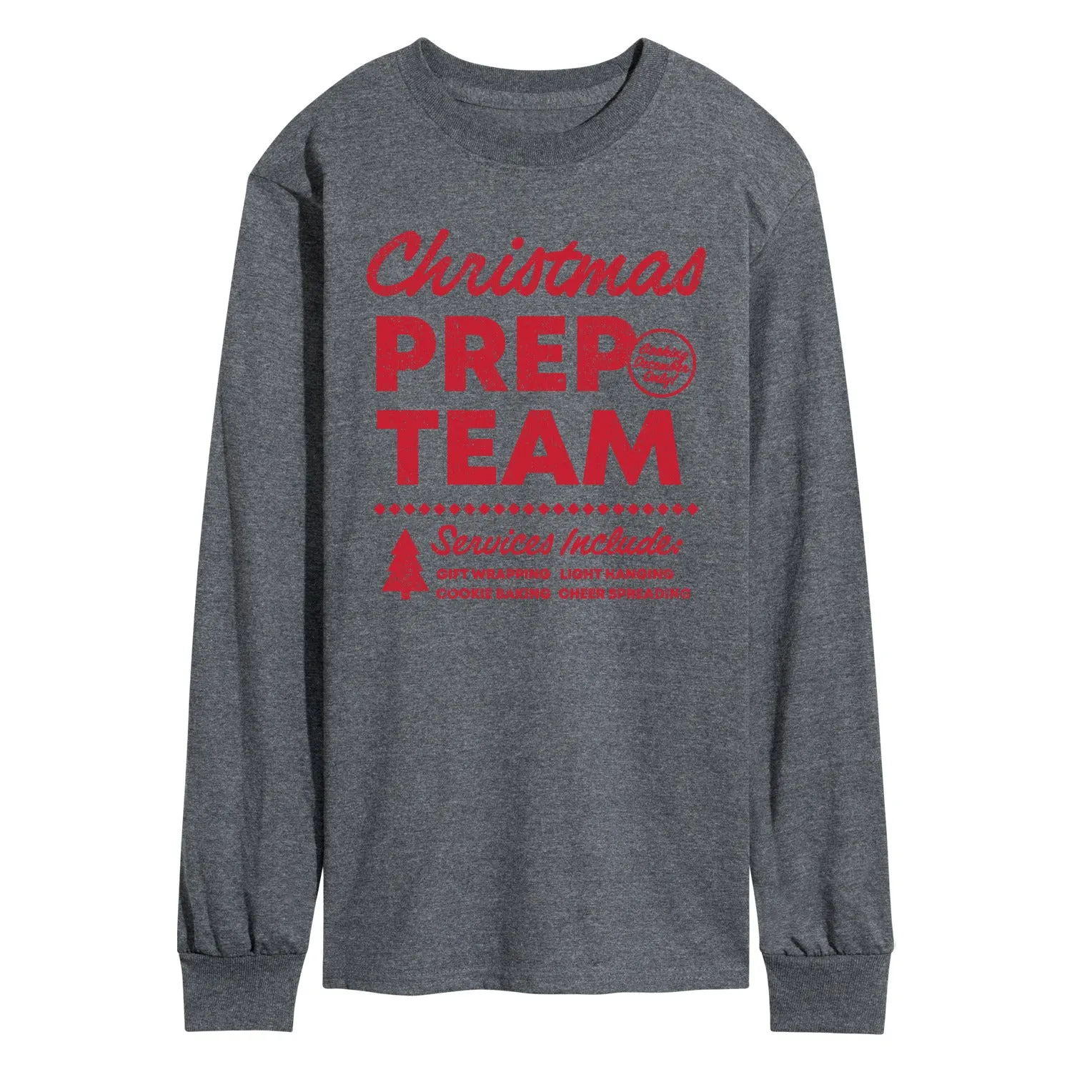 Instant Message - Christmas Prep Team - Men's Long Sleeve Graphic T-Shirt sold by Zulily product image thumbnail 3
