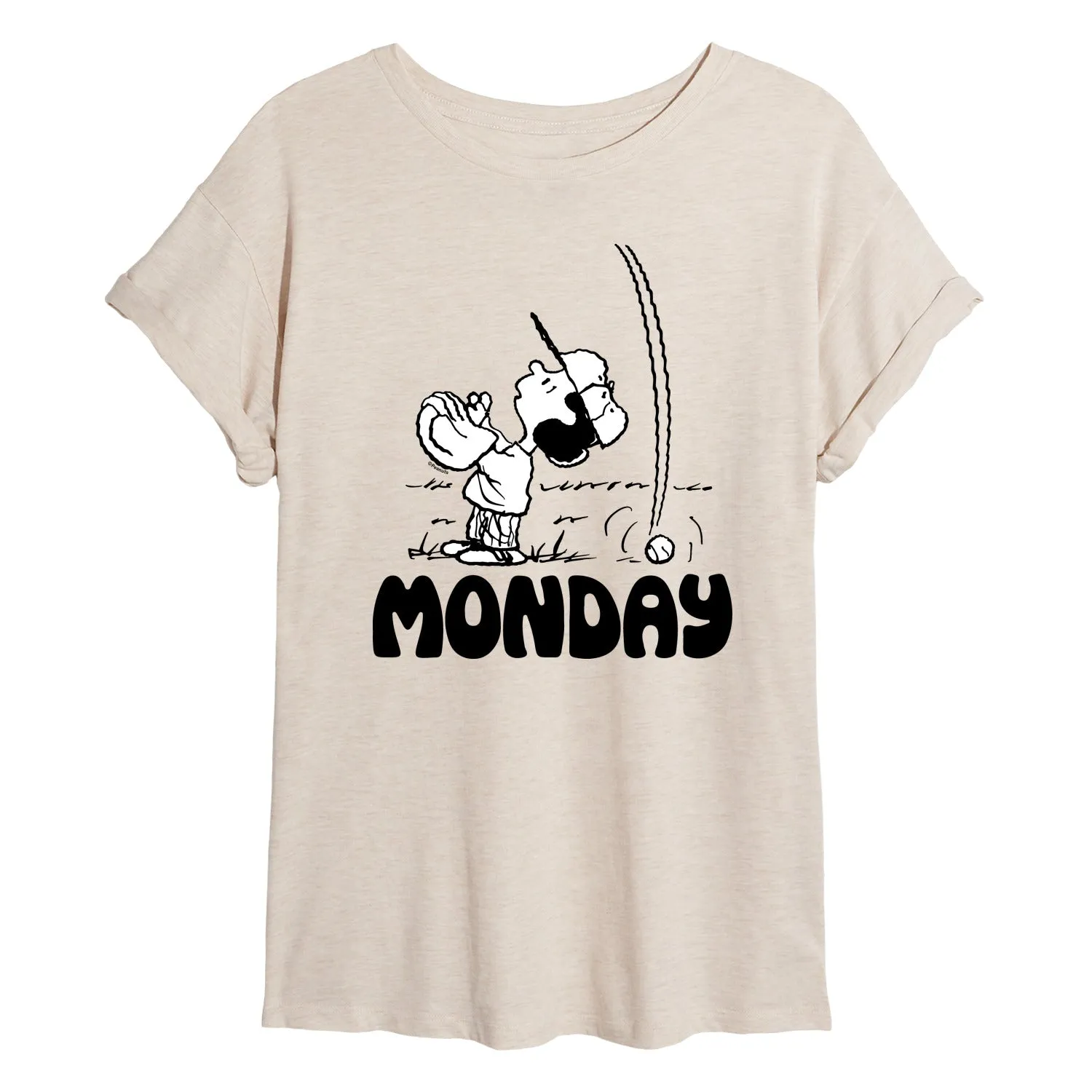 Peanuts - Lucy Monday - Women's Oversized T-Shirt sold by Zulily product image thumbnail 2