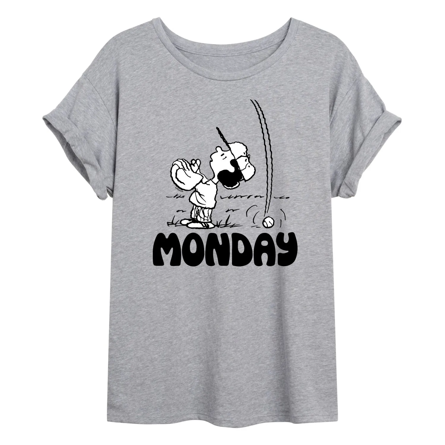 Peanuts - Lucy Monday - Women's Oversized T-Shirt sold by Zulily product image thumbnail 3