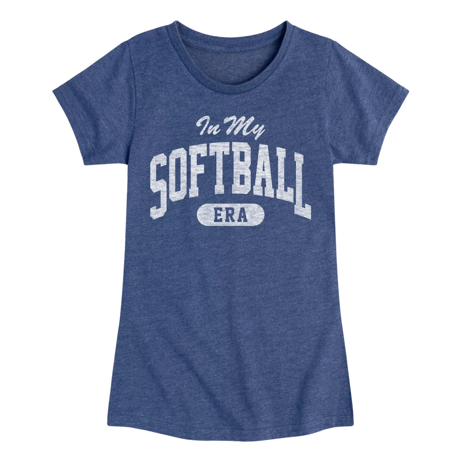 Instant Message - In My Softball Era -Youth Girls Short Sleeve T-Shirt sold by Zulily product image thumbnail 2