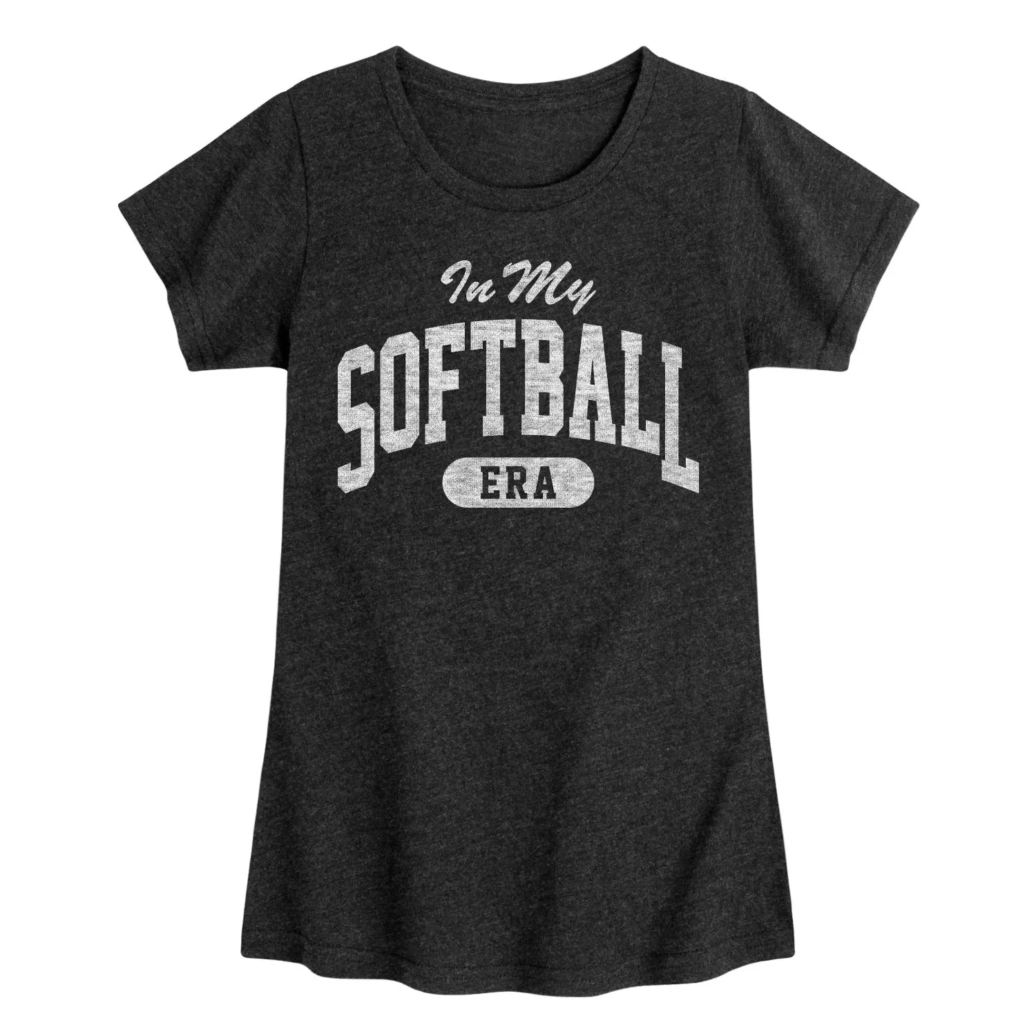 Instant Message - In My Softball Era -Youth Girls Short Sleeve T-Shirt sold by Zulily