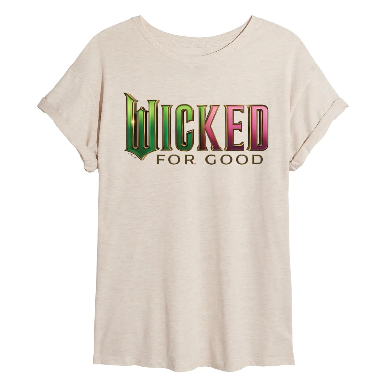 Wicked: Part 2 - For Good Logo - Women's Oversized Graphic T-Shirt sold by Zulily