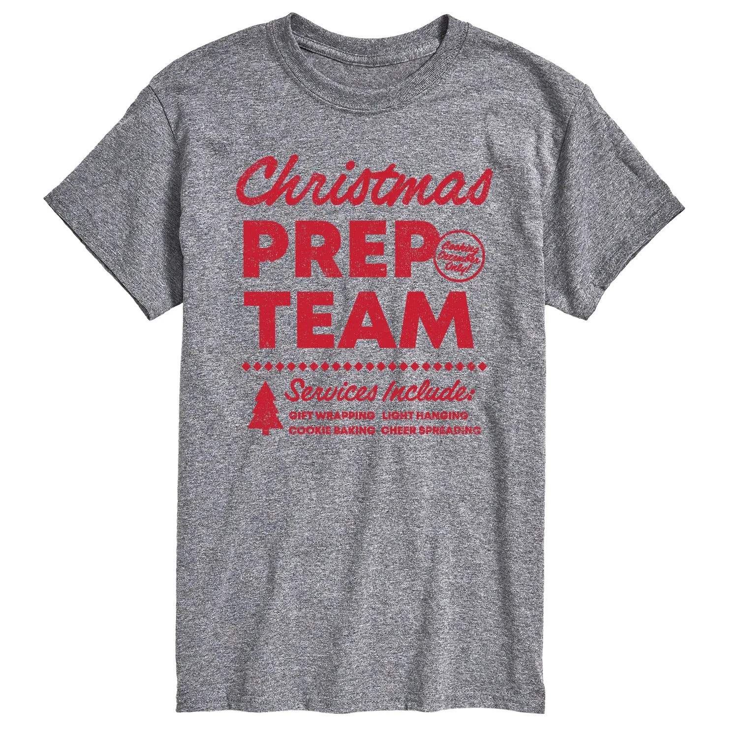 Instant Message - Christmas Prep Team - Men's Short Sleeve Graphic T-Shirt sold by Zulily