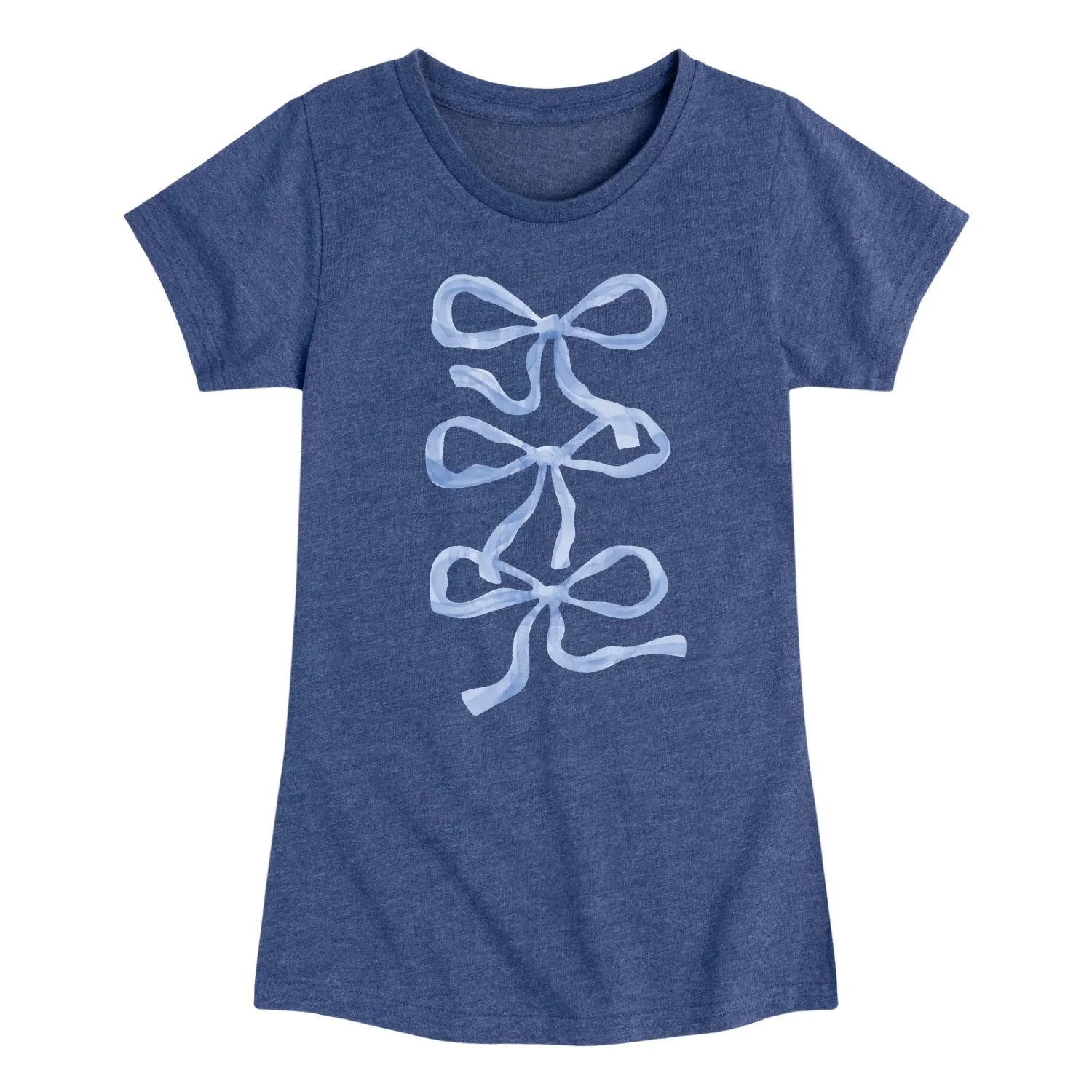 Instant Message - Blue Bows - Youth Girls Short Sleeve T-Shirt sold by Zulily product image thumbnail 5