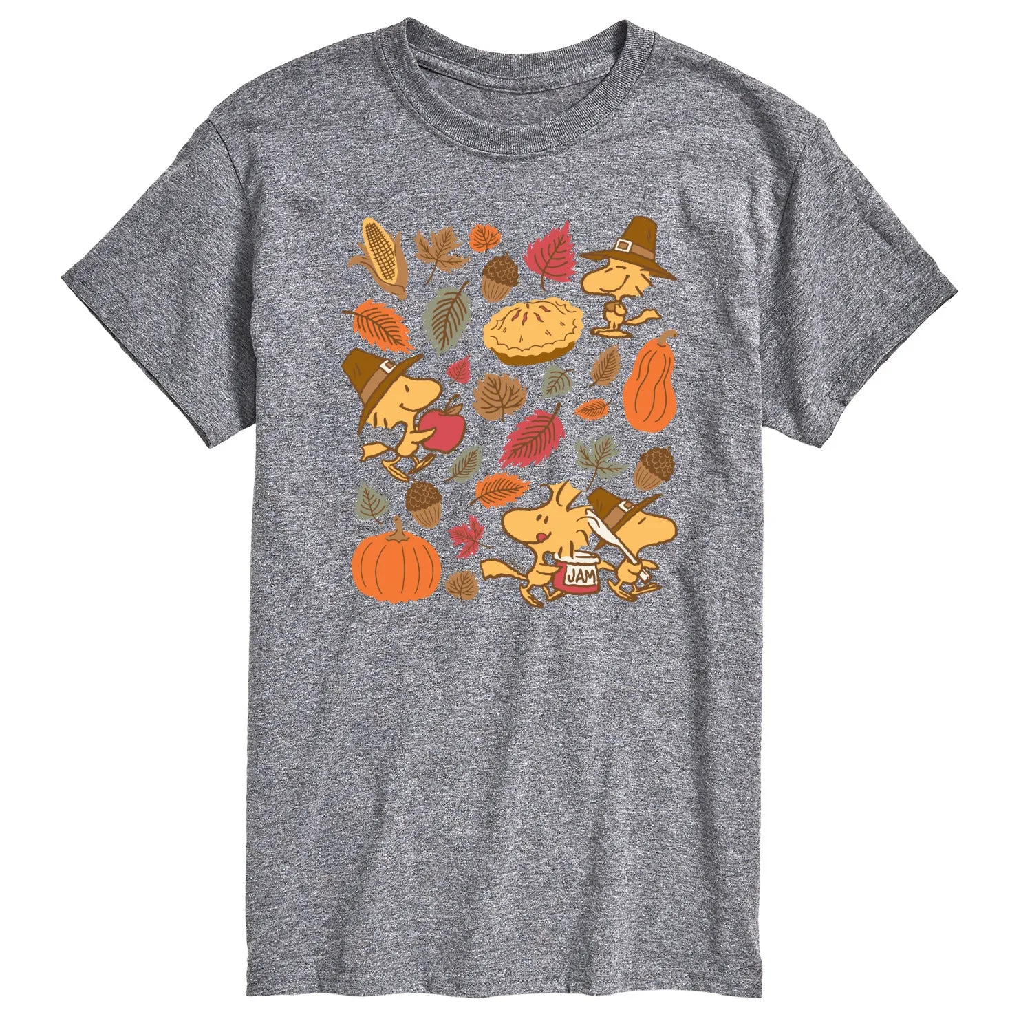 Peanuts - Thanksgiving Woodstocks - Men's Short Sleeve Graphic T-Shirt sold by Zulily