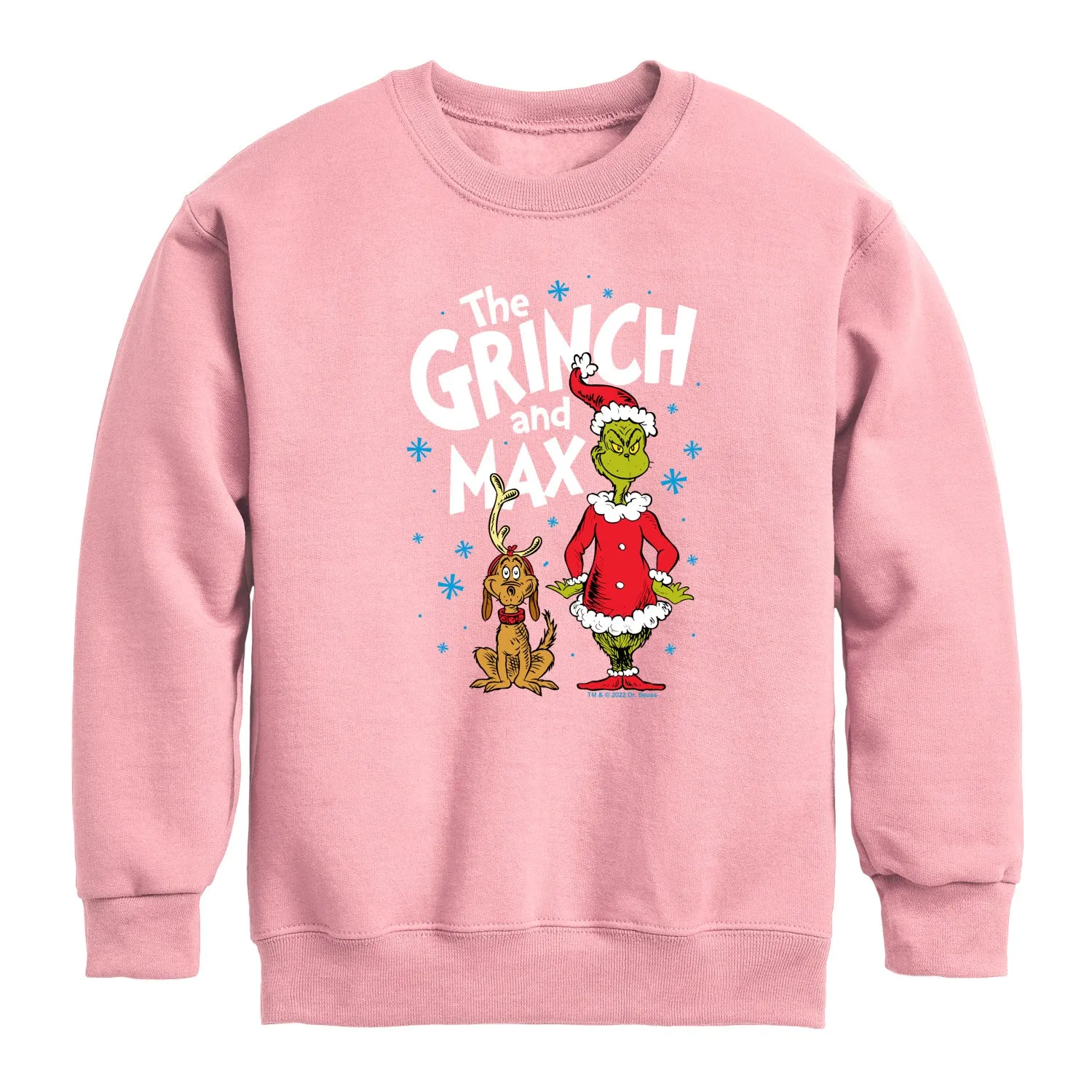 Dr. Seuss - Grinch and Max- Youth Crew Fleece Sweatshirt sold by Zulily product image thumbnail 3