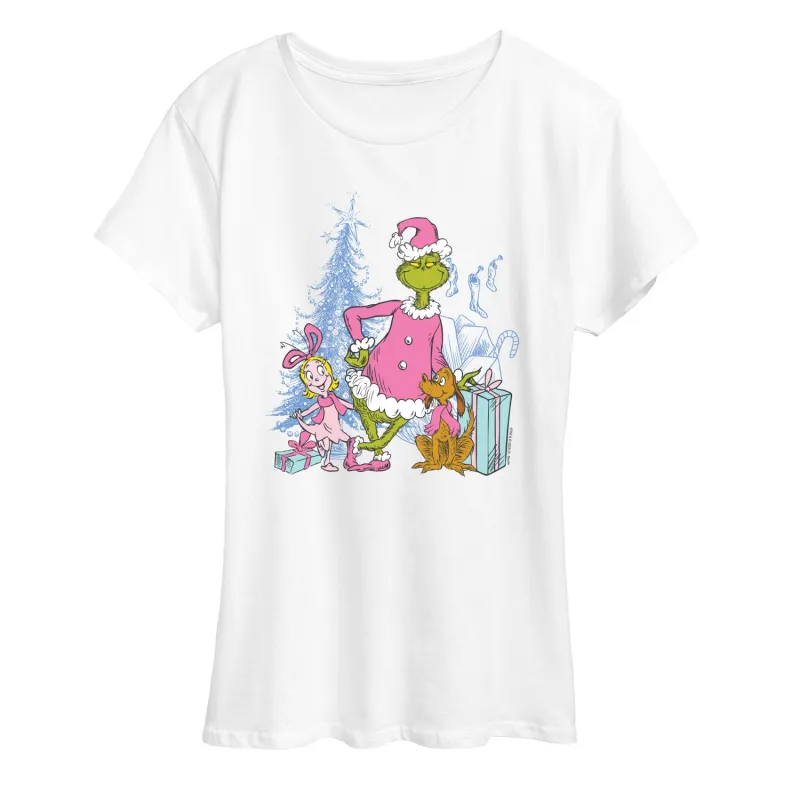 Dr. Seuss - Grinch Max and Cindy Lou - Women's Short Sleeve Graphic T-shirt sold by Zulily