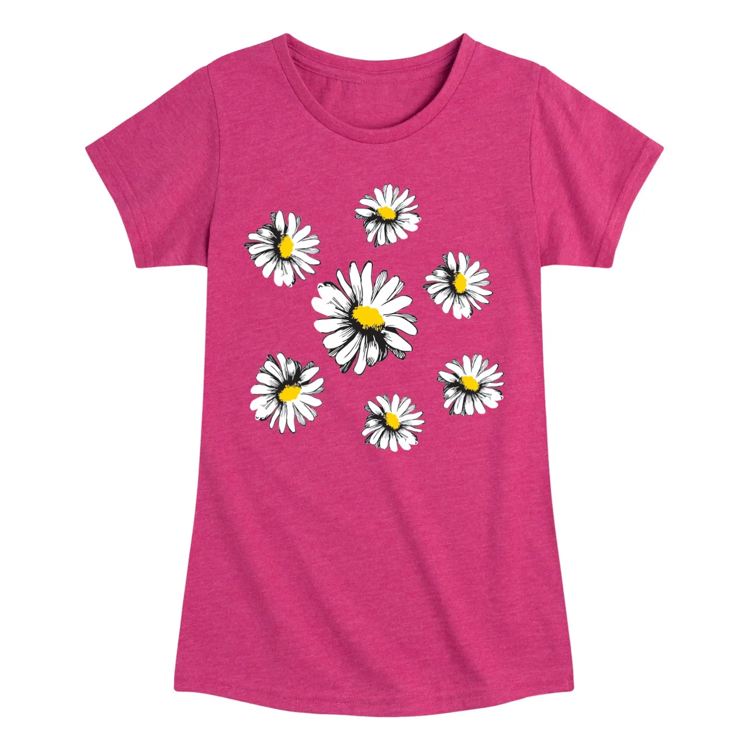 Instant Message - Daisies - Youth Girls Short Sleeve T-shirt sold by Zulily product image thumbnail 3