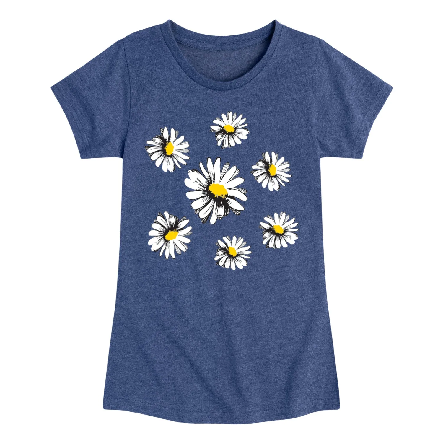 Instant Message - Daisies - Youth Girls Short Sleeve T-shirt sold by Zulily product image thumbnail 4