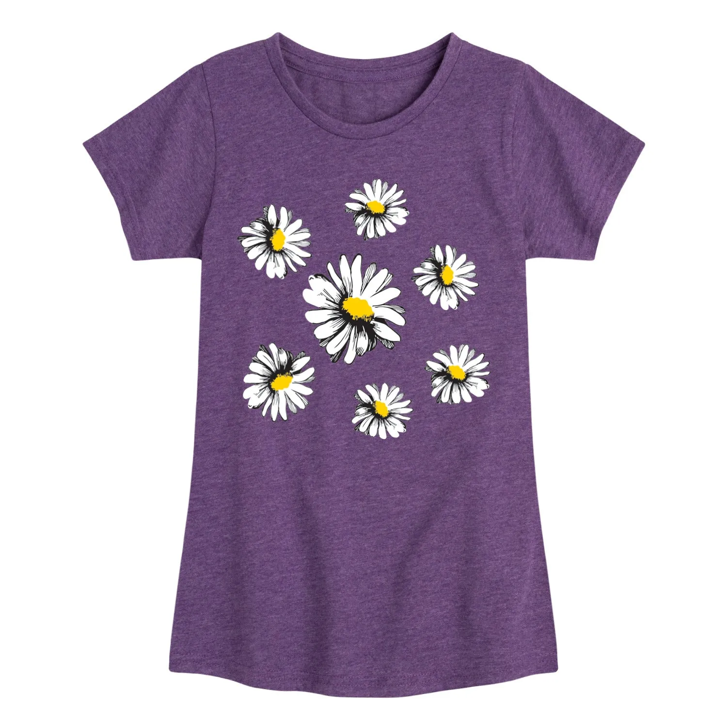 Instant Message - Daisies - Youth Girls Short Sleeve T-shirt sold by Zulily product image thumbnail 5