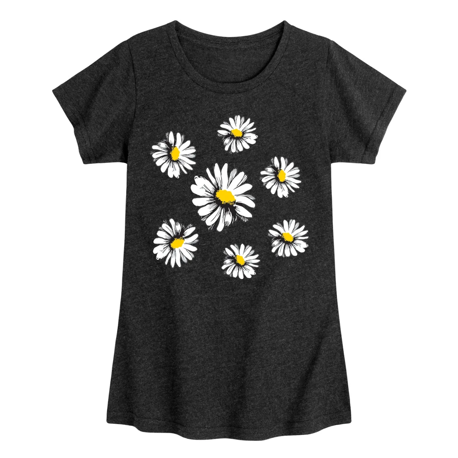 Instant Message - Daisies - Youth Girls Short Sleeve T-shirt sold by Zulily product image thumbnail 2
