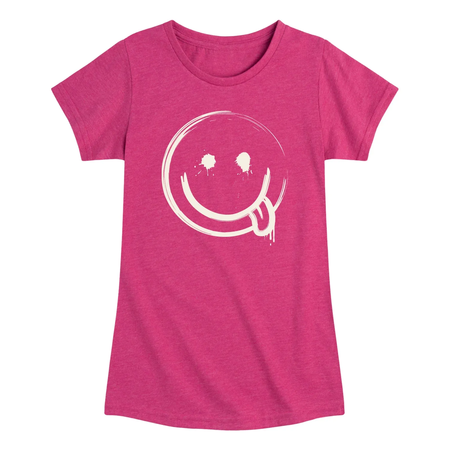 Instant Message - Splatter Face - Youth Girls Short Sleeve T-shirt sold by Zulily product image thumbnail 2