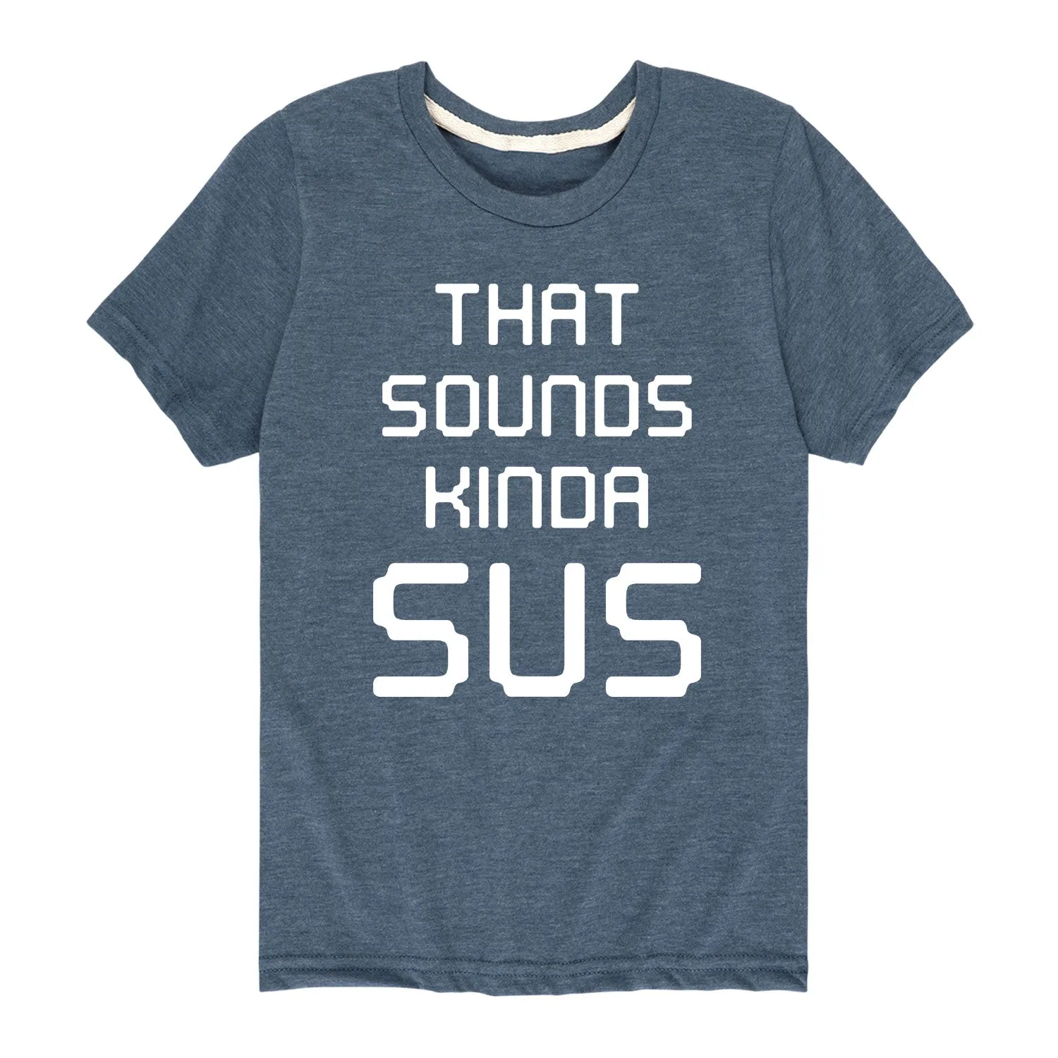 Instant Message - Sounds Kinda Sus - Youth Short Sleeve Graphic T-shirt sold by Zulily product image thumbnail 3
