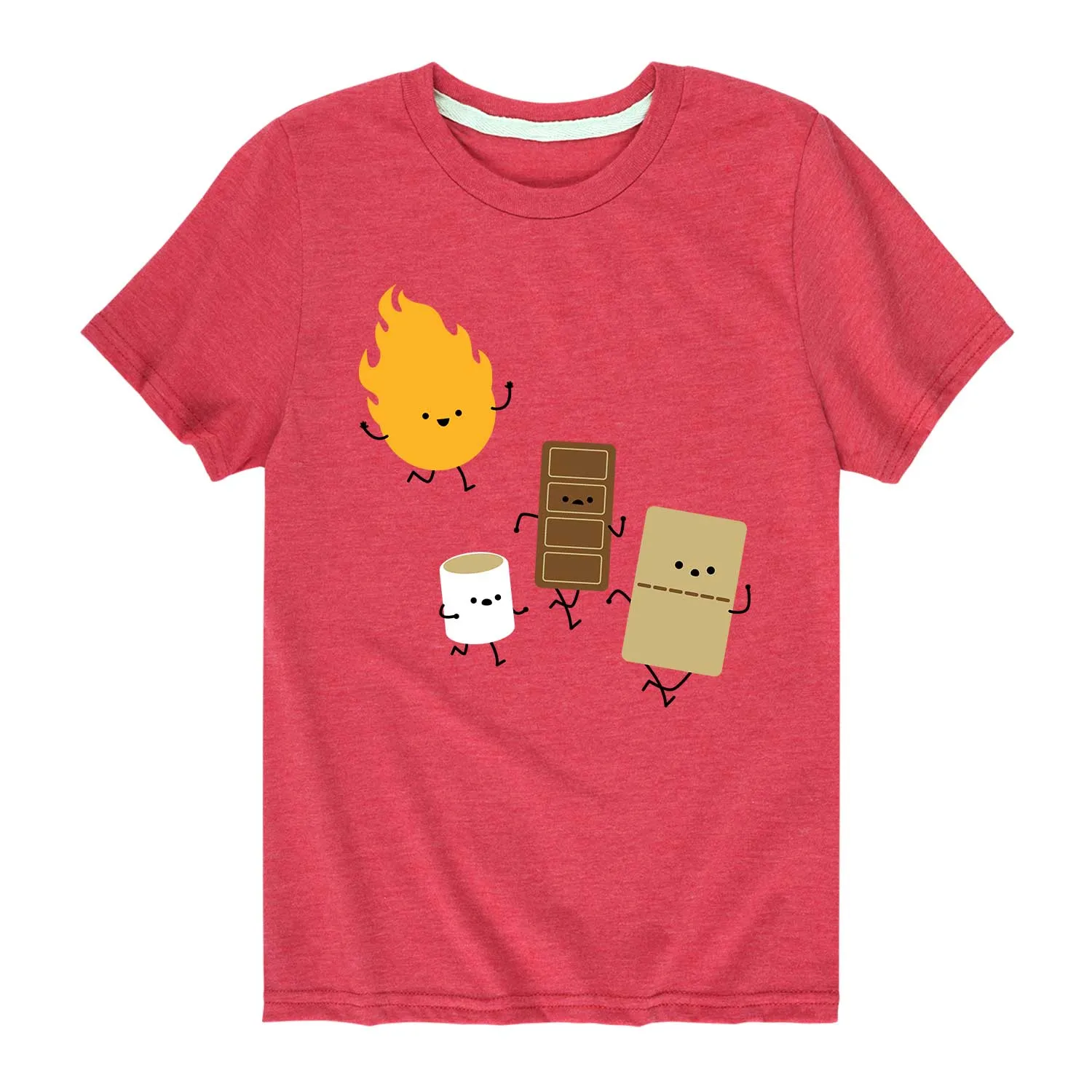 Instant Message - Fire And Smore - Youth Short Sleeve Graphic T-shirt sold by Zulily