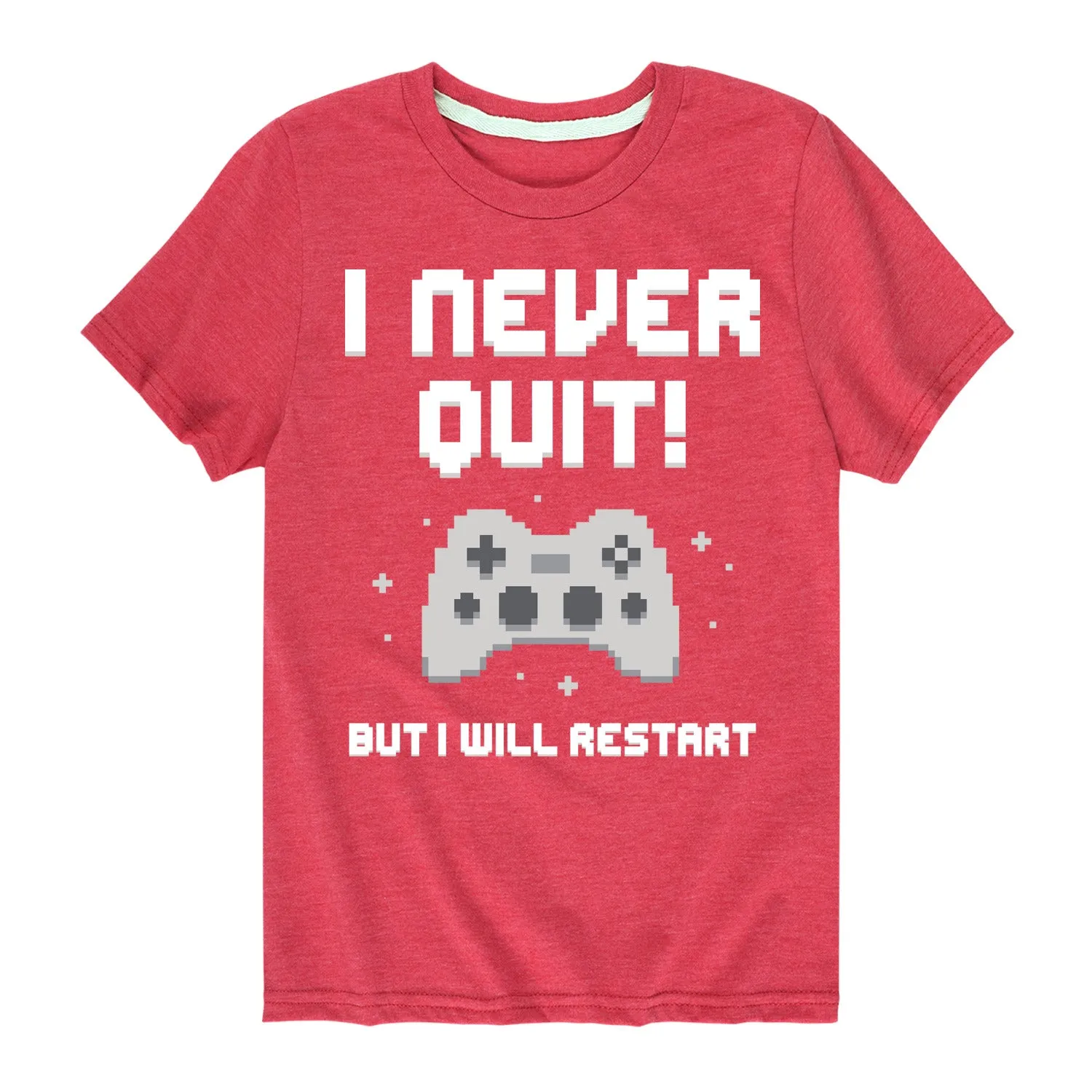Instant Message - I Never Quit - Youth Short Sleeve Graphic T-shirt sold by Zulily product image thumbnail 2