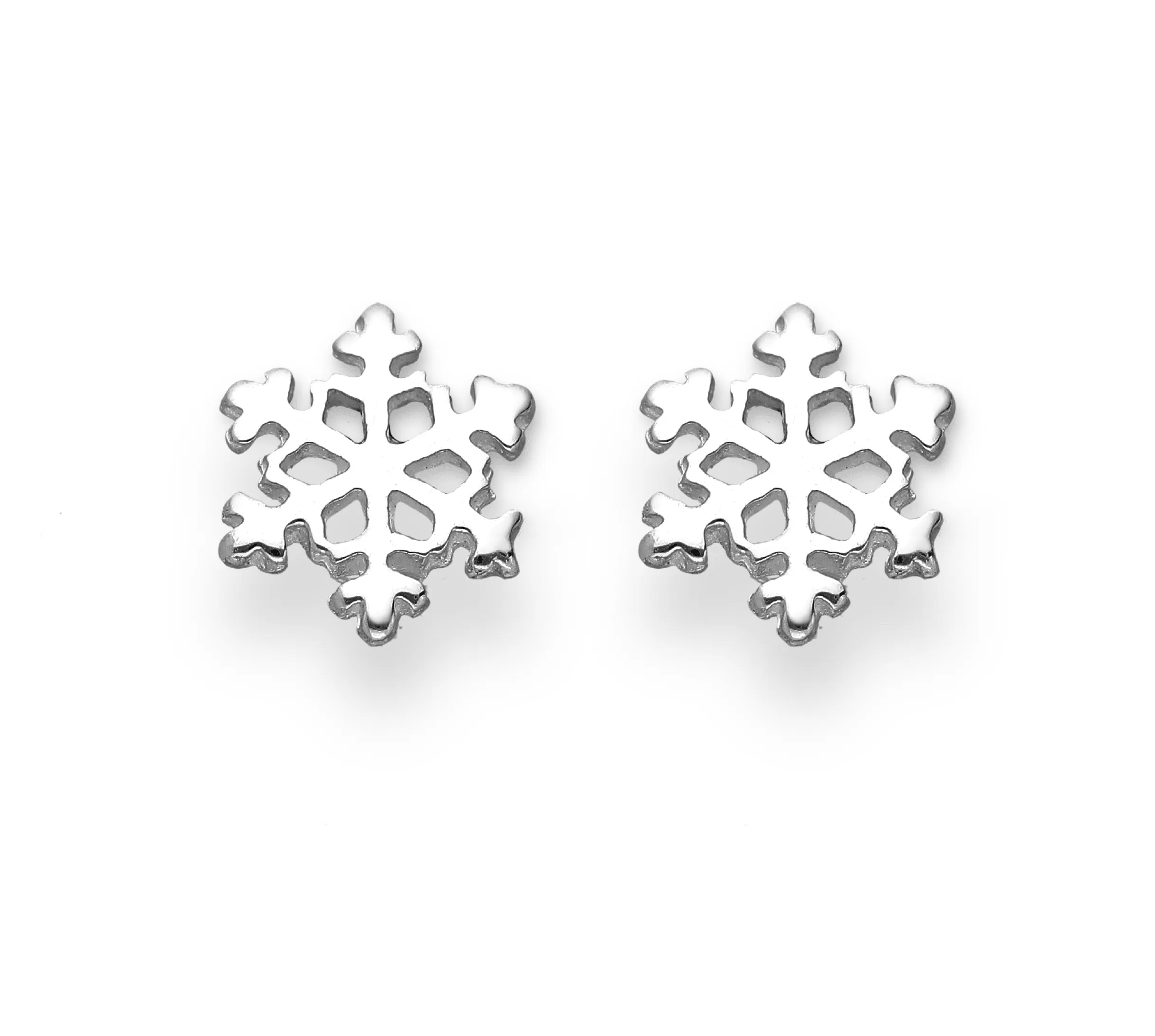 Ag Sterling Snowflake Stud Earrings sold by Zulily product image thumbnail 2