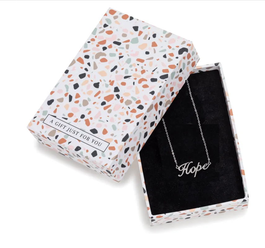 Don’t AsK Stainless Steel Hope Necklace sold by Zulily