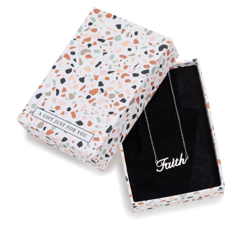 Don’t AsK Stainless Steel Faith Necklace sold by Zulily