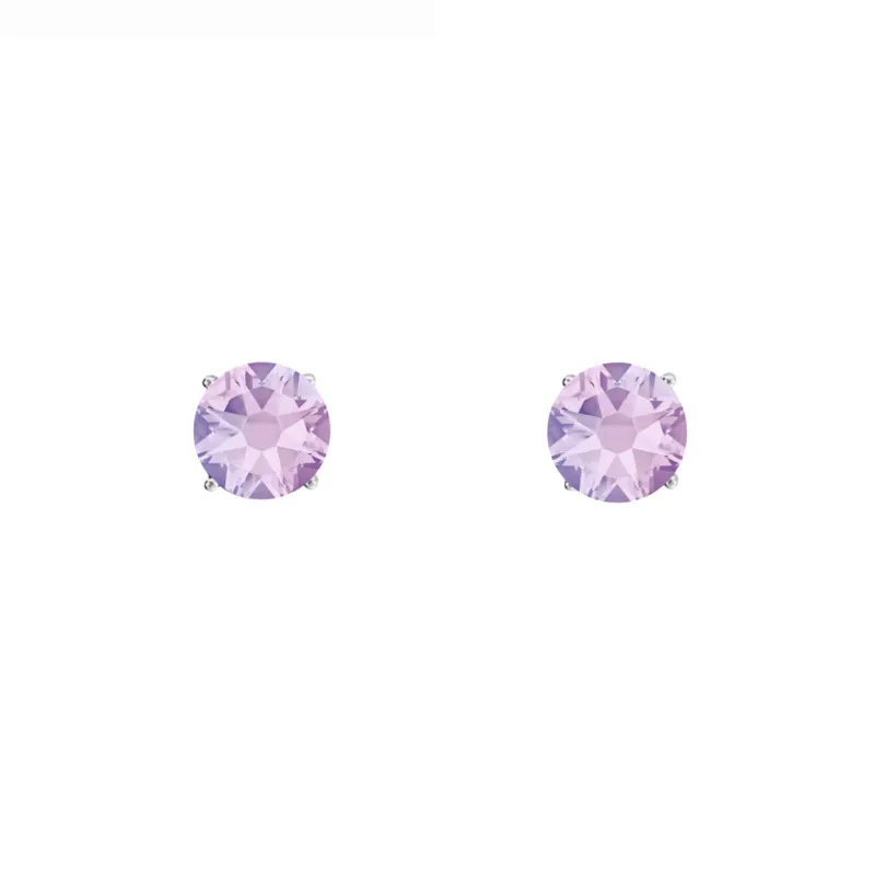 callura Timeless Stainless Steel & Cubic Zirconia Birthstone Solitaire Stud Earrings – June Alexandrite sold by Zulily
