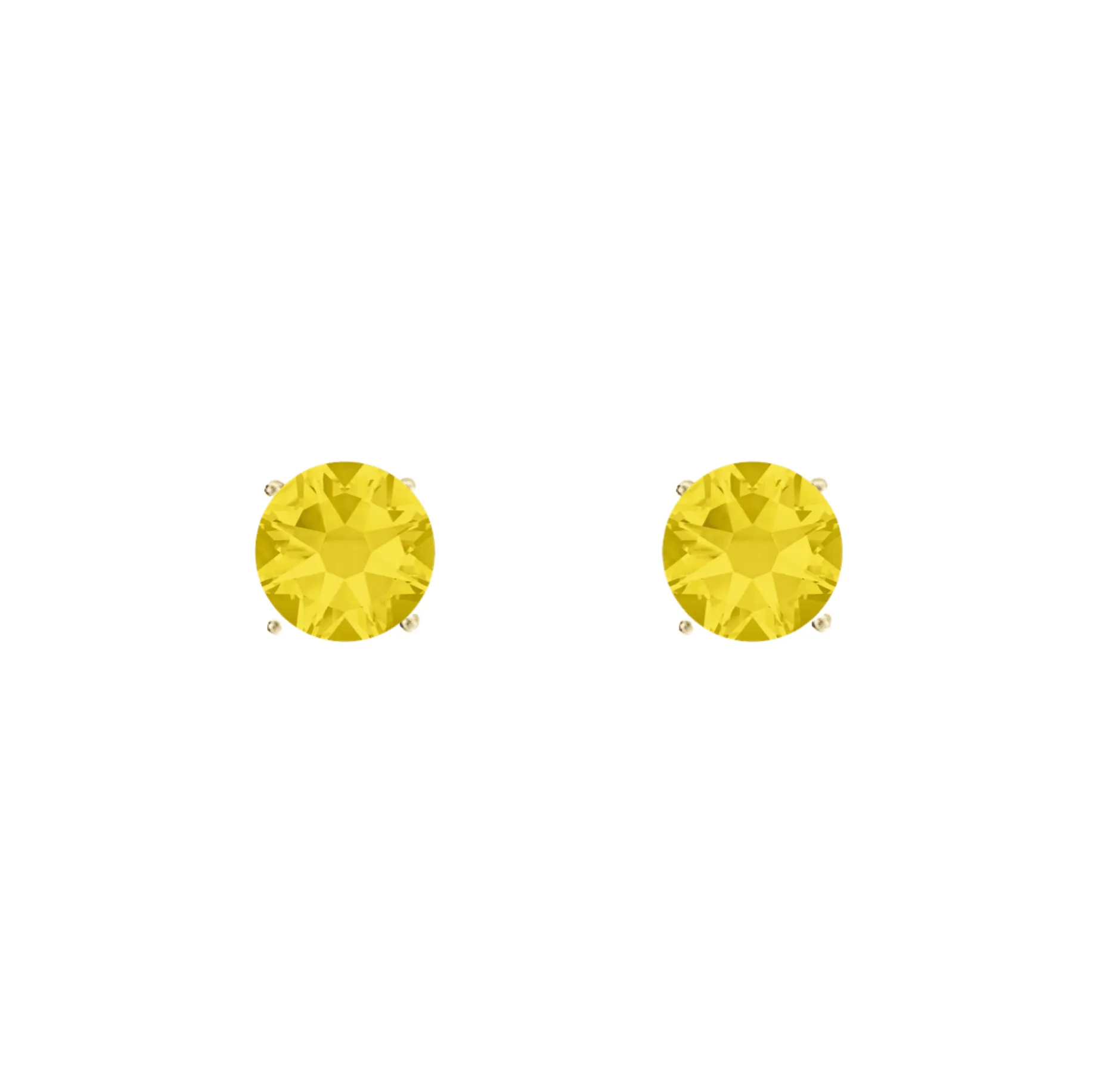 callura Timeless Goldtone Stainless Steel & Cubic Zirconia Birthstone Solitaire Stud Earrings – November Topaz sold by Zulily