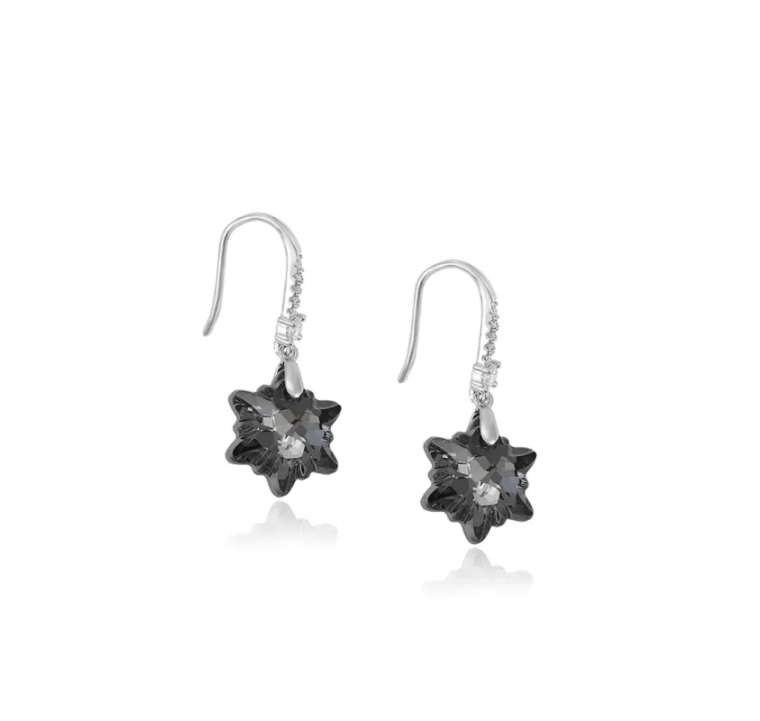 callura Limited Edition Silvernight Crystal Snowflake Drop Earrings with Swarovski Crystals sold by Zulily