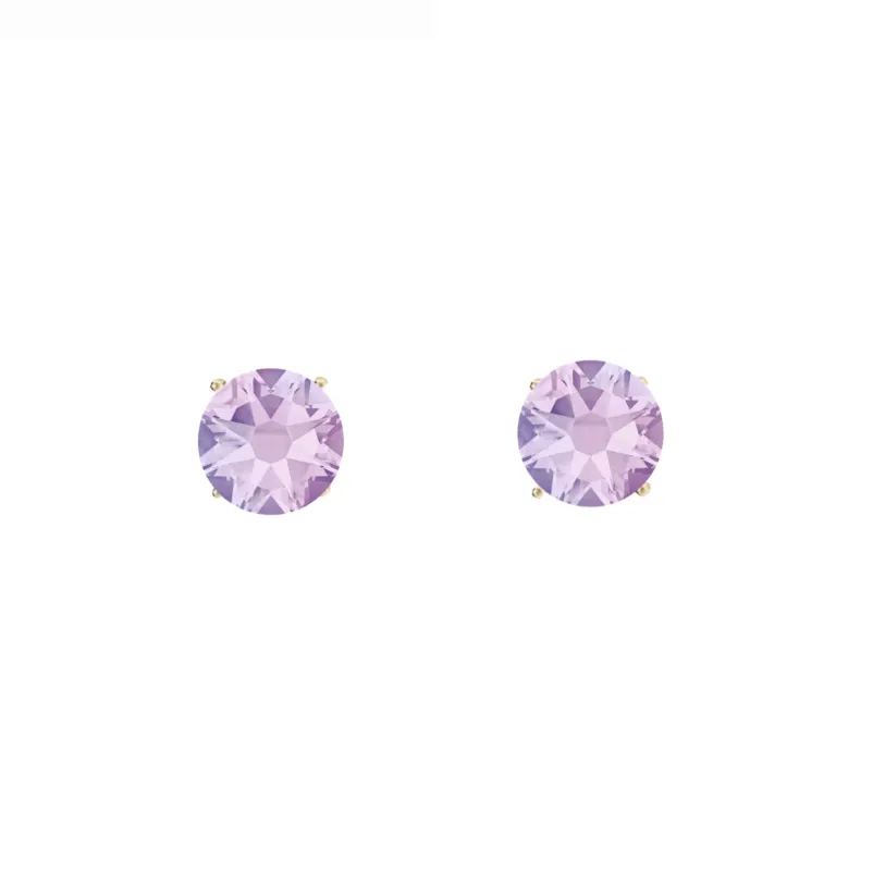 callura Timeless Goldtone Stainless Steel & Cubic Zirconia Birthstone Solitaire Stud Earrings – June Alexandrite sold by Zulily