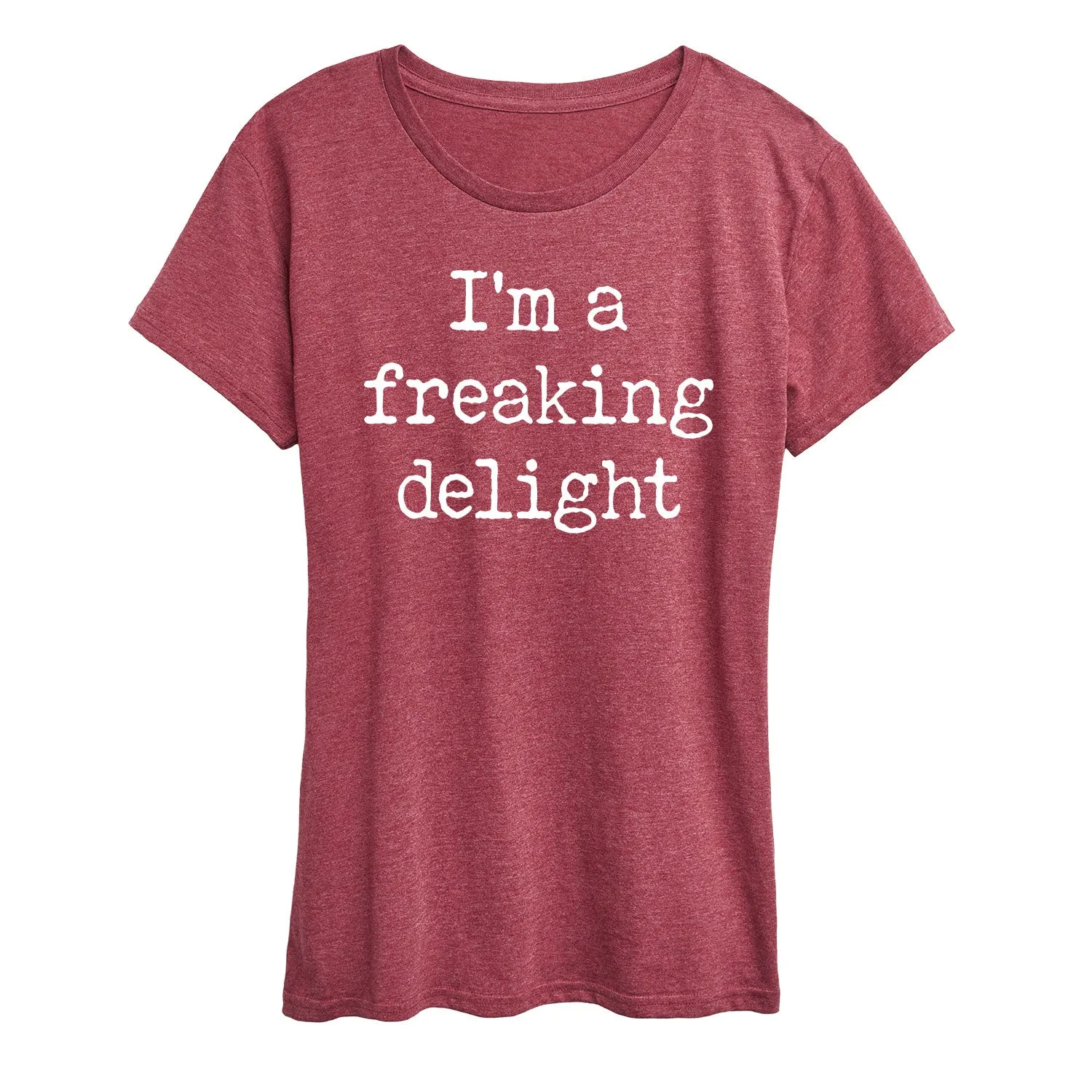 Instant Message - Im A Freaking Delight - Women's Short Sleeve Graphic T-Shirt sold by Zulily product image thumbnail 5