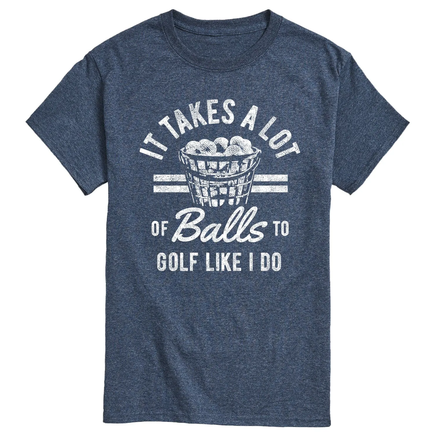 Instant Message - It Takes A Lot Of Balls - Men's Short Sleeve Graphic T-Shirt sold by Zulily product image thumbnail 3