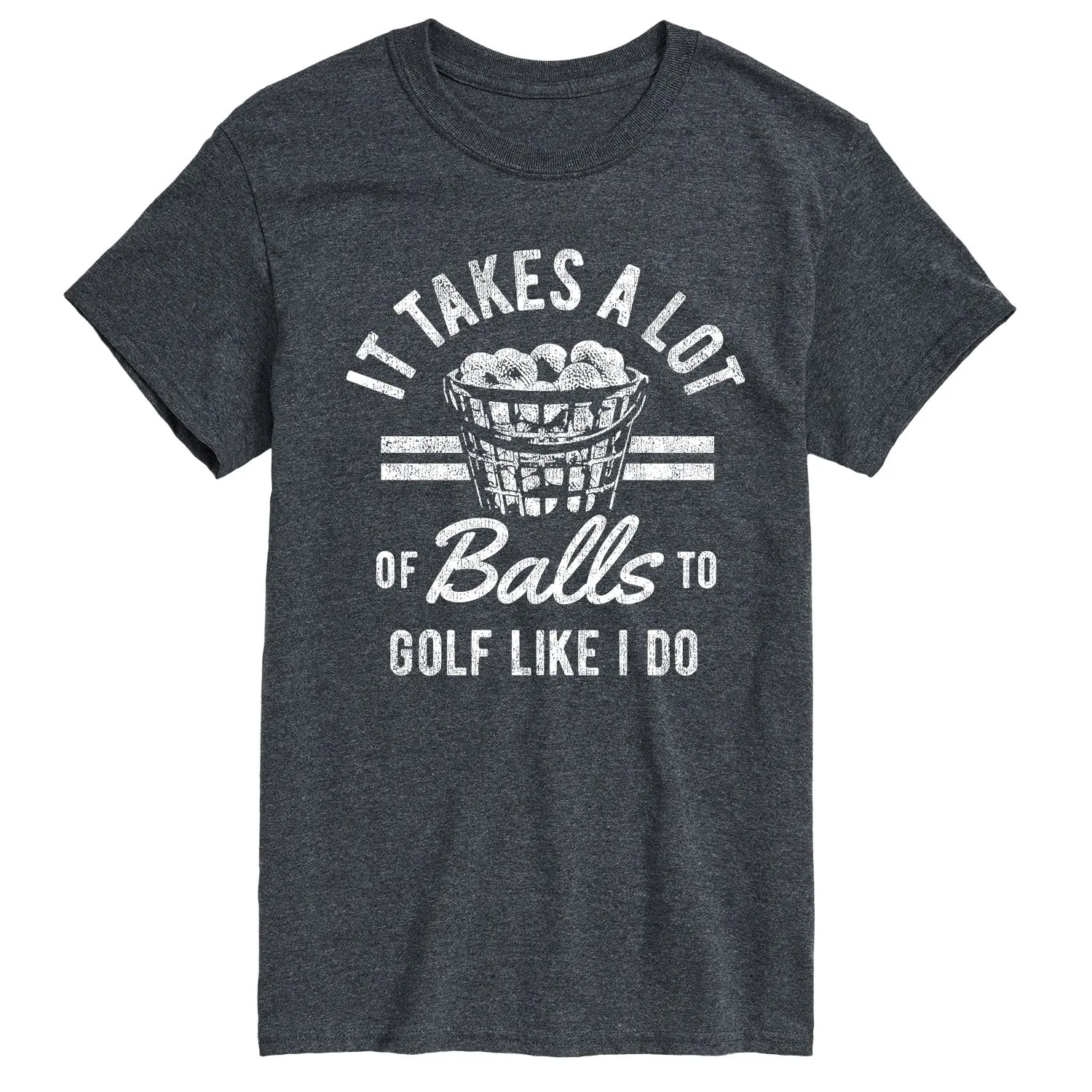 Instant Message - It Takes A Lot Of Balls - Men's Short Sleeve Graphic T-Shirt sold by Zulily product image thumbnail 4
