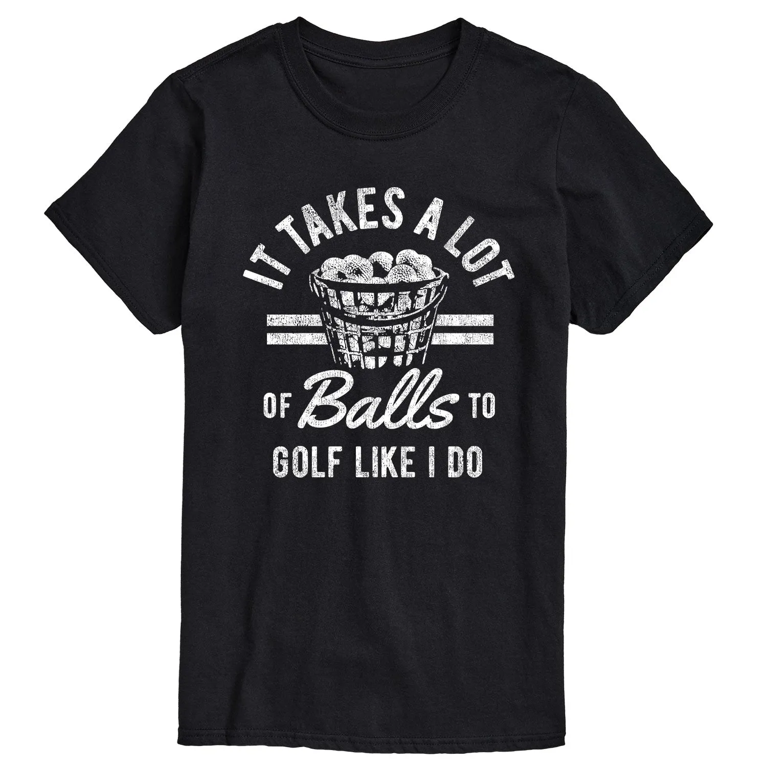 Instant Message - It Takes A Lot Of Balls - Men's Short Sleeve Graphic T-Shirt sold by Zulily product image thumbnail 2