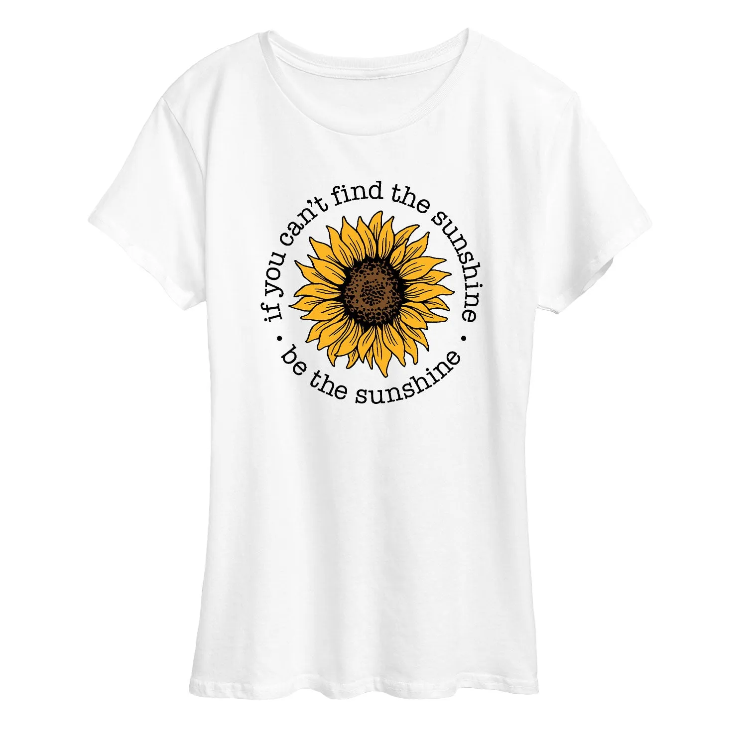 Instant Message - Be The Sunshine - Women's Short Sleeve Graphic T-Shirt sold by Zulily product image thumbnail 4