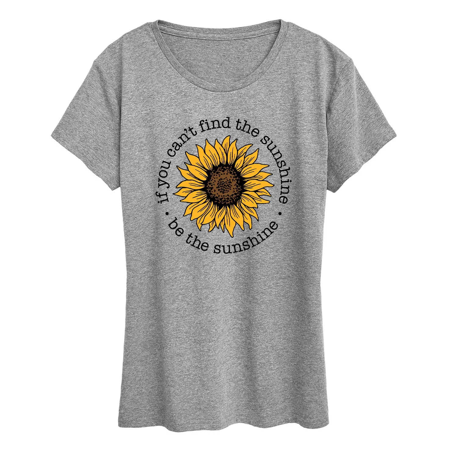 Instant Message - Be The Sunshine - Women's Short Sleeve Graphic T-Shirt sold by Zulily product image thumbnail 2
