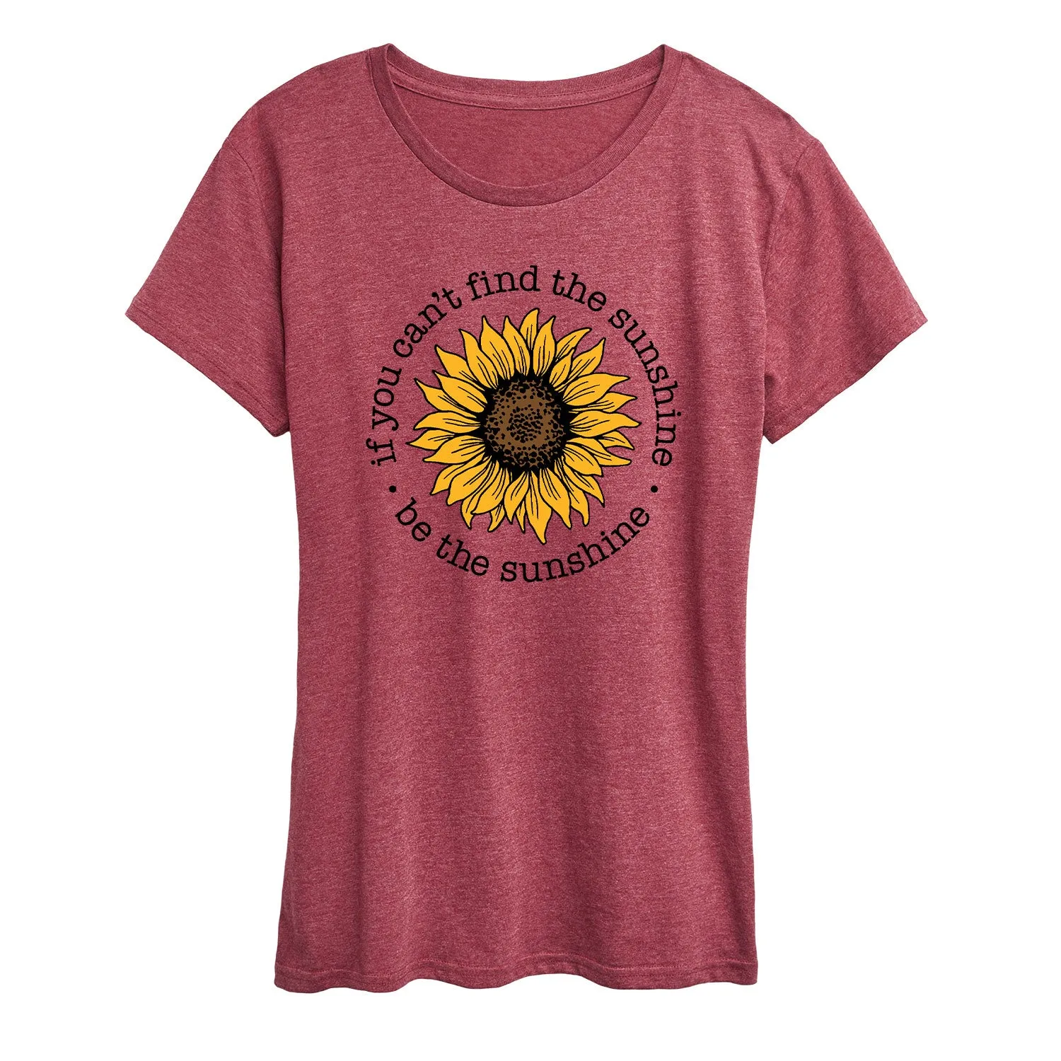 Instant Message - Be The Sunshine - Women's Short Sleeve Graphic T-Shirt sold by Zulily product image thumbnail 3