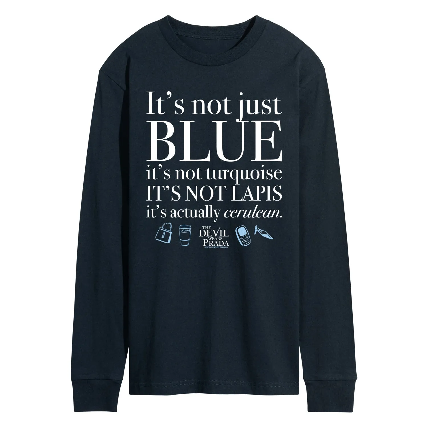 The Devil Wears Prada - Not Just Blue - Men's Long Sleeve Graphic T-shirt sold by Zulily