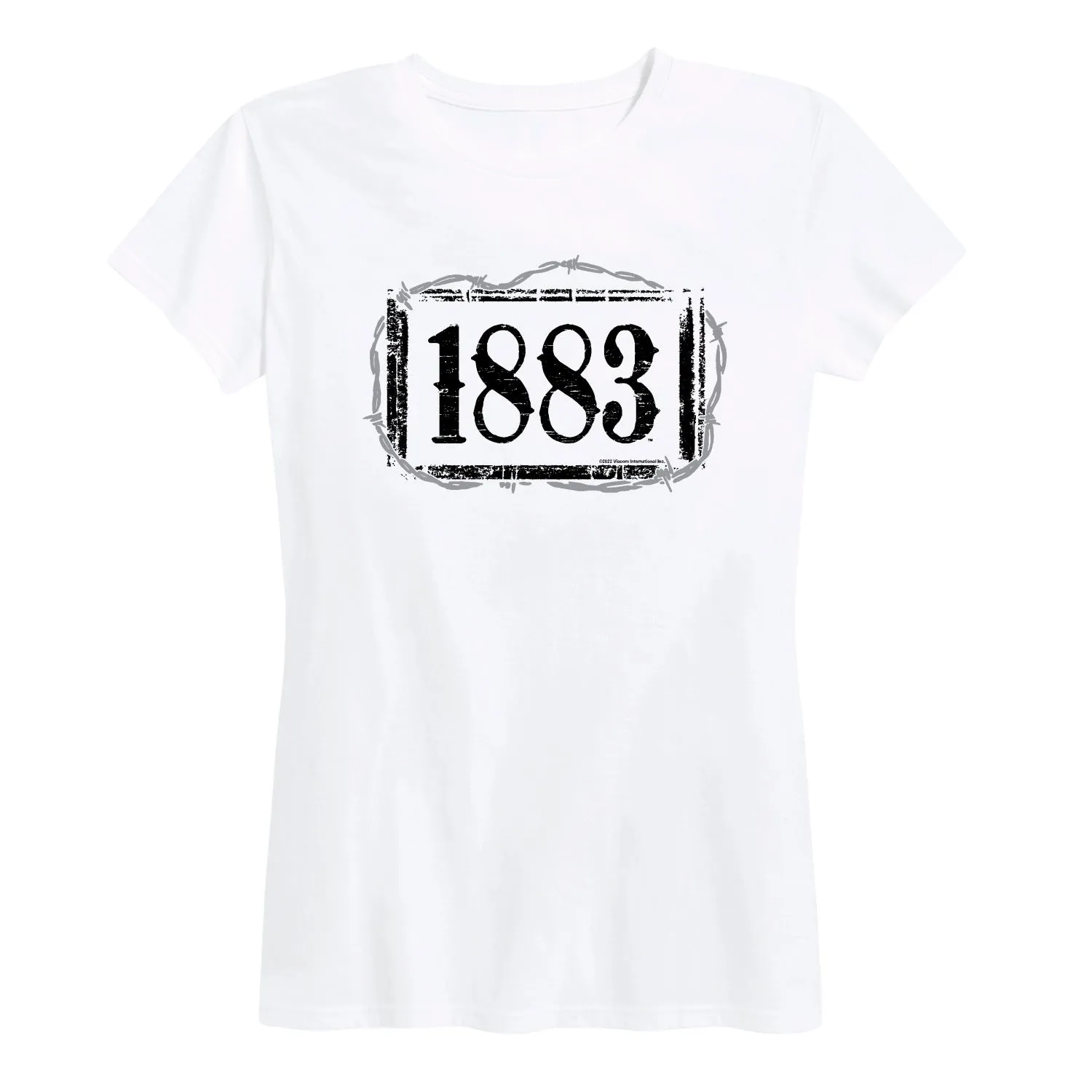 Yellowstone - 1883 Barbed Wire - Women's Short Sleeve Graphic T-Shirt sold by Zulily product image thumbnail 2