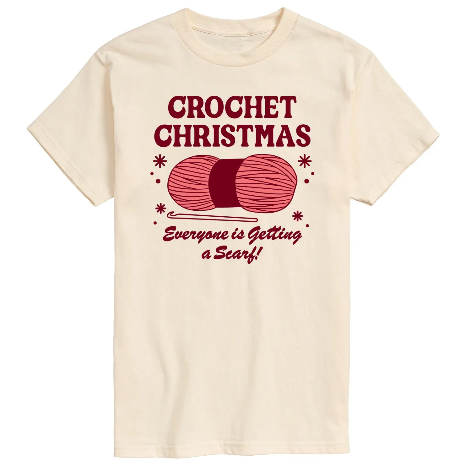 Instant Message - Crochet Christmas - Men's Short Sleeve Graphic T-shirt sold by Zulily product image thumbnail 2