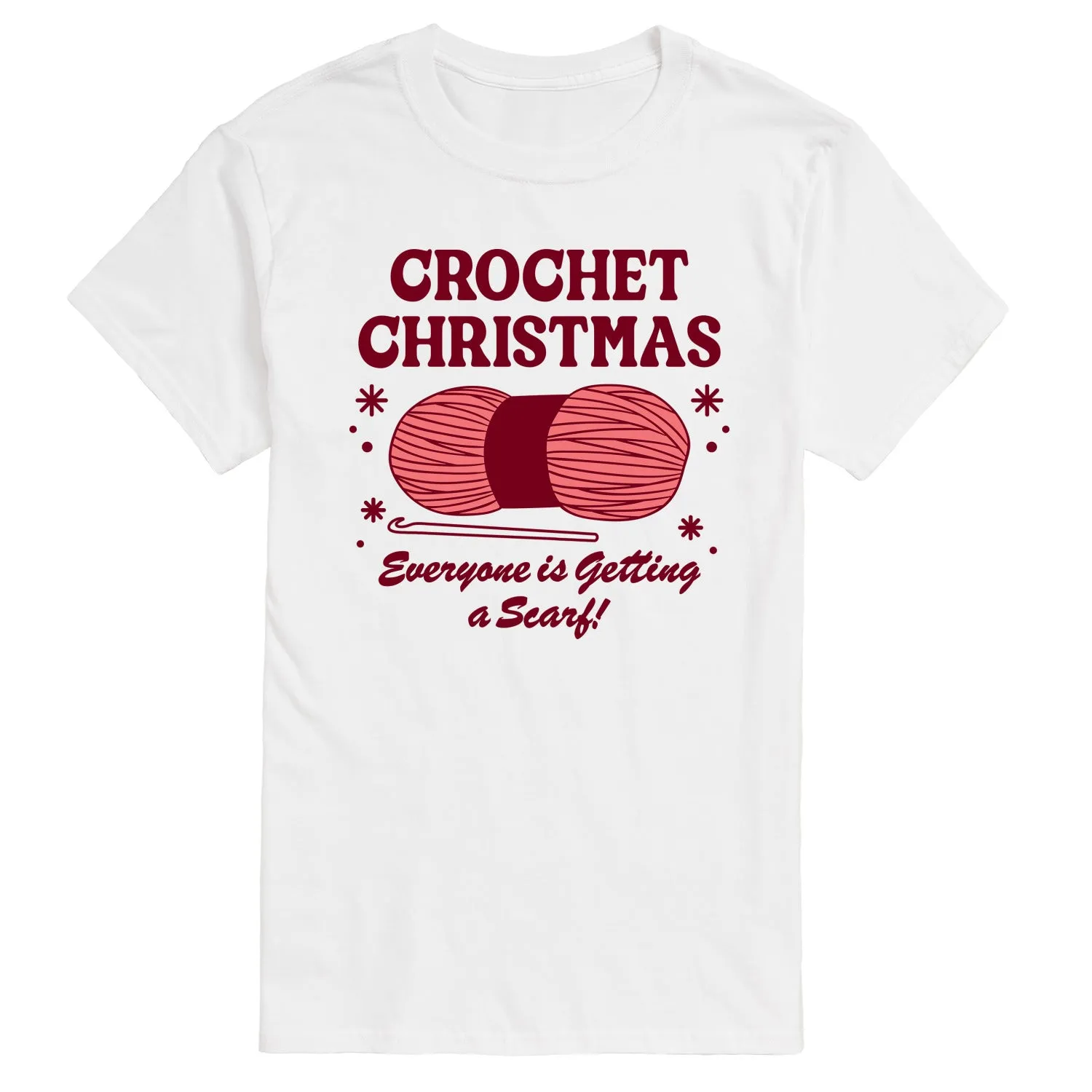 Instant Message - Crochet Christmas - Men's Short Sleeve Graphic T-shirt sold by Zulily product image thumbnail 3